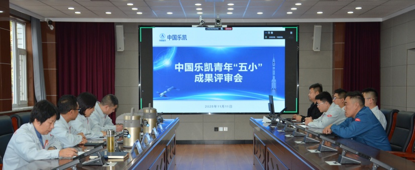 激揚青春智造力！中國樂(lè )凱團委召開(kāi)青年“五小”成果評審會(huì )